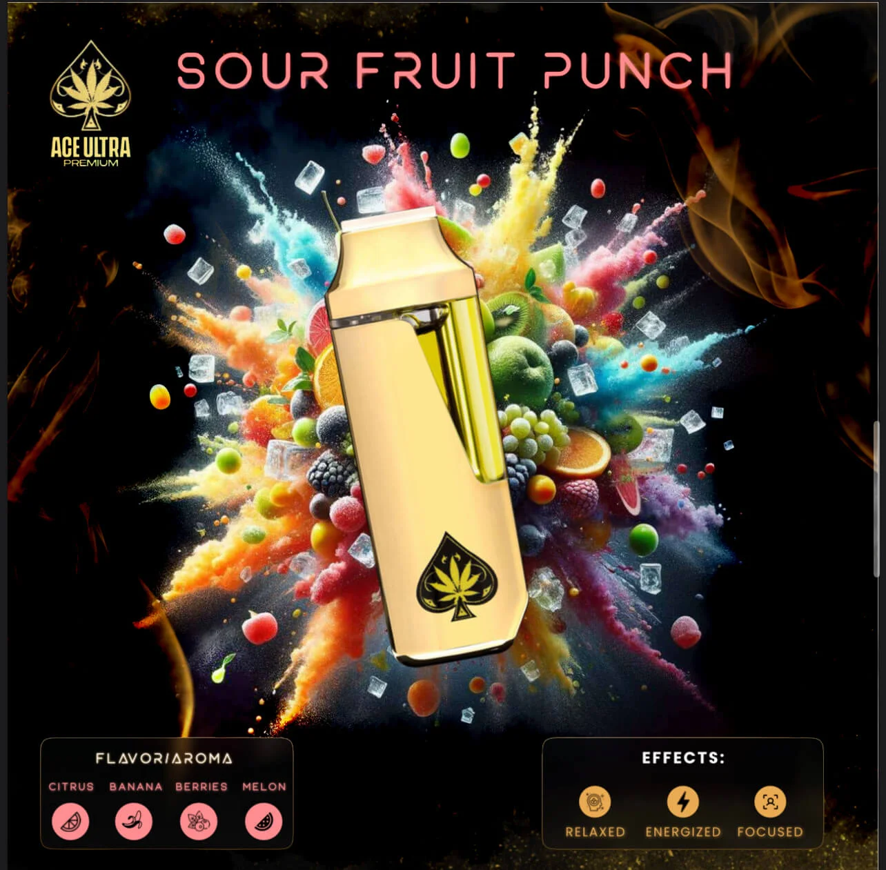 Ace Ultra Sour Fruit Punch